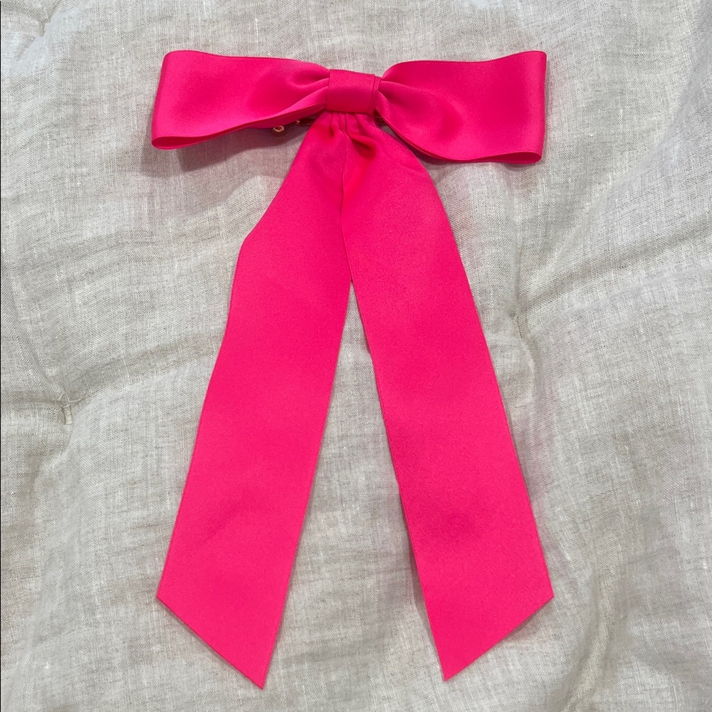 J. Crew Vibrant Pink Hair Bow